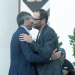 Foto Nicoloro G.   24/08/2023   Rimini   Quinta giornata della 44° edizione del Meeting di C.L. dal titolo  '' L' esistenza umana e' un' amicizia inesauribile '' . nella foto a sinistra Maurizio Lupi, presidente Intergruppo per la Sussidiarieta' e Stefano Patuanelli senatore del M5S.