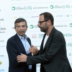 Foto Nicoloro G.   24/08/2023   Rimini   Quinta giornata della 44° edizione del Meeting di C.L. dal titolo  '' L' esistenza umana e' un' amicizia inesauribile '' . nella foto a sinistra Maurizio Lupi, presidente Intergruppo per la Sussidiarieta' e Stefano Patuanelli senatore del M5S.