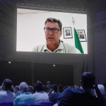 Foto Nicoloro G.   21/08/2023   Rimini   Seconda giornata della 44° edizione del Meeting di C.L. dal titolo  \'\' L\' esistenza umana e\' un\' amicizia inesauribile \'\' . nella foto il ministro Giancarlo Giorgetti intervenuto in diretta video.