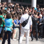 Foto Nicoloro G.   25/08/2023   Rimini   Sesta ed ultima giornata della 44° edizione del Meeting di C.L. dal titolo  \'\' L\' esistenza umana e\' un\' amicizia inesauribile \'\' con l\' intervento del Capo dello Stato.  nella foto il Presidente Sergio Mattarella viene salutato all\' uscita da un folto gruppo di volontari.