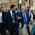 Foto Nicoloro G.   22/08/2023   Rimini   Terza giornata della 44° edizione del Meeting di C.L. dal titolo  '' L' esistenza umana e' un' amicizia inesauribile '' . nella foto a sinistra Emmanuele Forlani, direttore Fondazione Meeting, e Alfredo Mantovano sottosegretario alla Presidenza del Consiglio dei Ministri.