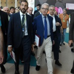 Foto Nicoloro G.   22/08/2023   Rimini   Terza giornata della 44° edizione del Meeting di C.L. dal titolo  '' L' esistenza umana e' un' amicizia inesauribile '' . nella foto a sinistra Emmanuele Forlani, direttore Fondazione Meeting, e Alfredo Mantovano sottosegretario alla Presidenza del Consiglio dei Ministri.