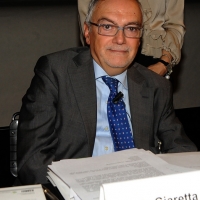 Foto Nicoloro G. 12/10/2012 Rimini Quarantatreesima edizione delle ” Giornate Internazionali del Centro Pio Manzù ” che quest’ anno ha come titolo ” Italia “, ovvero un osservatorio internazionale sul nostro Paese, incubatore della crisi sistemica. nella foto Paolo Giaretta