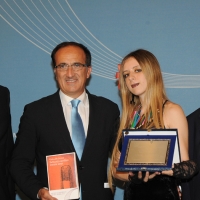 Foto Nicoloro G. 02/09/2011 Venezia, Conferenza stampa di presentazione dei cinque finalisti del ”Premio Campiello Letteratura” alla sua quarantanovesima edizione. nella foto Andrea Tomat – Viola Di Grado