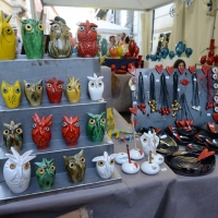 Foto Nicoloro G. 2,3,4/09/2016 Faenza ( Ravenna ) Quinta edizione del Festival Internazionale della ceramica che vede per tre giorni la cittadina romagnola, conosciuta in tutto il mondo per la ceramica, animata da stand di artigiani ed espositori ceramisti provenienti da diversi paesi del mondo. nella foto ceramiche in esposizione.