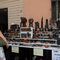 Foto Nicoloro G. 2,3,4/09/2016 Faenza ( Ravenna ) Quinta edizione del Festival Internazionale della ceramica che vede per tre giorni la cittadina romagnola, conosciuta in tutto il mondo per la ceramica, animata da stand di artigiani ed espositori ceramisti provenienti da diversi paesi del mondo. nella foto uno stand della Repubblica Ceca.