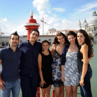 Foto Nicoloro G. 01/09/2012 Venezia Cinquantesima edizione del Premio Campiello promosso e organizzato da Confindustria Veneto. Nella tradizionale sede del teatro La Fenice si è svolta la serata di premiazione del vincitore del Premio Campiello 2012. nella foto Noe' Albergati – Sebastiano Cristaldi – Giulia Di Francisca – Alessandra Bellina – Silvia De Grandis – Martina Evangelisti