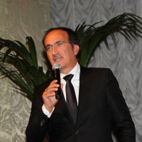 Foto Nicoloro G. 31/08/2012 Venezia Cinquantesima edizione del Premio Campiello promosso e organizzato da Confindustria Veneto. Nella sede del Casino’ di Venezia serata di premiazione dei cinque autori finalisti. nella foto Andrea Tomat