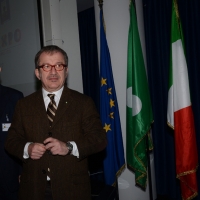 Foto Nicoloro G.  17/12/2013  Milano     Mancano 500 giorni all' apertura di Expo 2015 e i maggiori interessati si riuniscono per riflettere sul tema dell' Expo " Nutrire il Pianeta. Energia per la vita ". nella foto il presidente della Regione Roberto Maroni.