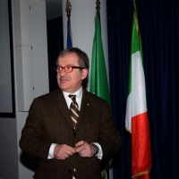Foto Nicoloro G.  17/12/2013  Milano     Mancano 500 giorni all' apertura di Expo 2015 e i maggiori interessati si riuniscono per riflettere sul tema dell' Expo " Nutrire il Pianeta. Energia per la vita ". nella foto il presidente della Regione Roberto Maroni.