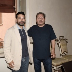 Foto Nicoloro G.   06/06/2022   Lugo (RA)   Ottava edizione della rassegna letteraria \' ScrittuRa Festival \'. nella foto a sinistra il sindaco di Lugo Davide Ranalli e Paco Ignacio Taibo II, il piu\' importante scrittore messicano e autore della biografia di Che Guevara.