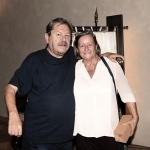 Foto Nicoloro G.   06/06/2022   Lugo (RA)   Ottava edizione della rassegna letteraria \' ScrittuRa Festival \'. nella foto Paco Ignacio Taibo II, il piu\' importante scrittore messicano e autore della biografia di Che Guevara con la moglie Paloma Saiz.