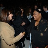 Foto Nicoloro G. 17/11/2017 Milano 9° edizione di 'Science for Peace ', Conferenza mondiale dal titolo ' Post-Verita''. nella foto la presidente della Camera Laura Boldrini e il premio Nobel per la Pace Leymah Gbowee.
