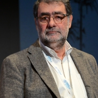 Foto Nicoloro G. 17/11/2017 Milano 9° edizione di 'Science for Peace ', Conferenza mondiale dal titolo ' Post-Verita''. nella foto il fotografo Joan Fontcuberta, vincitore del ' Art for Peace Award 2017 '.