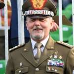 08/05/2022   Rimini  Giornata conclusiva della 93° Adunata Nazionale Alpini che culmina con la sfilata generale davanti alle autorita\' militari e civili e una folla di spettatori. nella foto il generale Pietro Serino.
