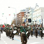 Foto Nicoloro G.   08/05/2022   Rimini  Giornata conclusiva della 93° Adunata Nazionale Alpini che culmina con la sfilata generale davanti alle autorita' militari e civili e una folla di spettatori. nella foto la fanfara della Brigata Taurinense.