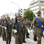 Foto Nicoloro G.   08/05/2022   Rimini  Giornata conclusiva della 93° Adunata Nazionale Alpini che culmina con la sfilata generale davanti alle autorita' militari e civili e una folla di spettatori. nella foto un reparto di alpini.