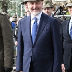 Foto Nicoloro G.   08/05/2022   Rimini  Giornata conclusiva della 93° Adunata Nazionale Alpini che culmina con la sfilata generale davanti alle autorita' militari e civili e una folla di spettatori. nella foto il ministro Lorenzo Guerini.