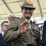 Foto Nicoloro G.   08/05/2022   Rimini  Giornata conclusiva della 93° Adunata Nazionale Alpini che culmina con la sfilata generale davanti alle autorita' militari e civili e una folla di spettatori. nella foto il generale Francesco Paolo Figliuolo.