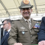 Foto Nicoloro G.   08/05/2022   Rimini  Giornata conclusiva della 93° Adunata Nazionale Alpini che culmina con la sfilata generale davanti alle autorita' militari e civili e una folla di spettatori. nella foto il generale Francesco Paolo Figliuolo.
