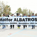 Foto Nicoloro G.   08/05/2022   Rimini  Giornata conclusiva della 93° Adunata Nazionale Alpini che culmina con la sfilata generale 
davanti alle autorita' militari e civili e una folla di spettatori. nella foto uno striscione lungo la sfilata.