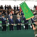 Foto Nicoloro G.   08/05/2022   Rimini  Giornata conclusiva della 93° Adunata Nazionale Alpini che culmina con la sfilata generale 
davanti alle autorita' militari e civili e una folla di spettatori. nella foto un momento della sfilata davanti al palco delle autorita'