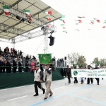 Foto Nicoloro G.   08/05/2022   Rimini  Giornata conclusiva della 93° Adunata Nazionale Alpini che culmina con la sfilata generale 
davanti alle autorita' militari e civili e una folla di spettatori. nella foto la rappresentanza del Belgio.