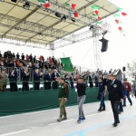 Foto Nicoloro G.   08/05/2022   Rimini  Giornata conclusiva della 93° Adunata Nazionale Alpini che culmina con la sfilata generale 
davanti alle autorita' militari e civili e una folla di spettatori. nella foto la rappresentanza di Svezia, Norvegia, Danimarca e Finlandia