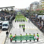 Foto Nicoloro G.   08/05/2022   Rimini  Giornata conclusiva della 93° Adunata Nazionale Alpini che culmina con la sfilata generale 
davanti alle autorita' militari e civili e una folla di spettatori. nella foto reparti della Protezione Civile.