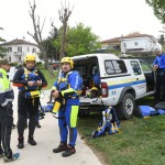 Foto Nicoloro G.   07/05/2022  Rimini   93° Adunata Nazionale Alpini che , come da consuetudine, hanno invaso la cittadina romagnola provenienti da ogni regione d\' Italia. Il culmine della manifestazione  sara\' domenica 8 Maggio con \' l\' ammassamento \' sul lungomare di Rimini e la sfilata alla presenza delle massime autorita\'. nella foto alcuni alpini della Protezione Civile.
