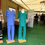 Foto Nicoloro G.   07/05/2022  Rimini   93° Adunata Nazionale Alpini che , come da consuetudine, hanno invaso la cittadina romagnola provenienti da ogni regione d\' Italia. Il culmine della manifestazione  sara\' domenica 8 Maggio con \' l\' ammassamento \' sul lungomare di Rimini e la sfilata alla presenza delle massime autorita\'. nella foto l\' ingresso del tendone che ospita la Sanita\' alpina.