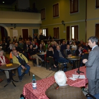 Foto Nicoloro G. 01/04/2017 Ravenna Il ministro Andrea Orlando incontra simpatizzanti e cittadini per promuovere la sua candidatura alla segreteria del PD. nella foto il ministro Andrea Orlando.