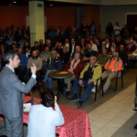 Foto Nicoloro G. 01/04/2017 Ravenna Il ministro Andrea Orlando incontra simpatizzanti e cittadini per promuovere la sua candidatura alla segreteria del PD. nella foto il ministro Andrea Orlando.