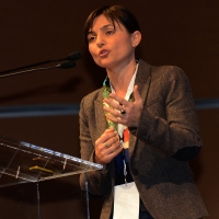Foto Nicoloro G. 28-29/01/2017 Rimini Assemblea nazionale amministratori locali. nella foto il presidente del Friuli-Venezia Giulia Debora Serracchiani.