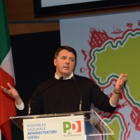 Foto Nicoloro G.   28-29/01/2017   Rimini   Assemblea nazionale amministratori locali. nella foto il segretario PD Matteo Renzi.