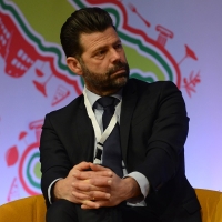 Foto Nicoloro G.   28-29/01/2017   Rimini  Seconda e conclusiva giornata dell' Assemblea nazionale amministratori locali. nella foto il sindaco di Senigallia Maurizio Mangialardi.