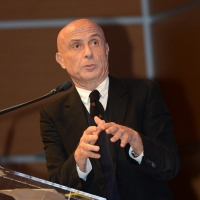 Foto Nicoloro G.   28-29/01/2017   Rimini  Seconda e conclusiva giornata dell' Assemblea nazionale amministratori locali. nella foto il ministro Marco Minniti.
