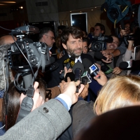 Foto Nicoloro G 14/10/2016 Milano Allestita nel Teatro Strehler la camera ardente per Dario Fo, meta di personaggi e gente comune che hanno voluto rendere omaggio al Premio Nobel scomparso. nella foto anche il ministro Dario Franceschini ha reso omaggio a Dario Fo.