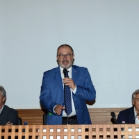 Foto Nicoloro G. 04/08/2017 Mandriole ( Ravenna ) Commemorazione della morte di Anita Garibaldi avvenuta il 04/08/1849 nella Fattoria Guiccioli in localita' Mandriole. nella foto da sinistra Lorenzo Cottignoli, presidente Federazione delle Cooperative, proprietaria della fattoria Guiccioli, il vicesindaco di Ravenna Eugenio Fusignani e Giannantonio Mingozzi, presidente Fondazione Museo del Risorgimento.