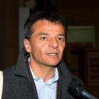 Foto Nicoloro G. 17/02/2017 Rimini Si e' aperto il Congresso fondativo di Sinistra Italiana. nella foto l' economista e politico Stefano Fassina.