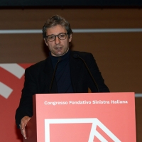 Foto Nicoloro G. 17/02/2017 Rimini Si e' aperto il Congresso fondativo di Sinistra Italiana. nella foto il sindaco di Rimini Andrea Gnassi.