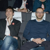 Foto Nicoloro G. 18/02/2017 Rimini Seconda giornata del Congresso fondativo di Sinistra Italiana. nella foto Nicola Fratoianni, a sinistra, e Matteo Ricci.