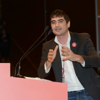 Foto Nicoloro G. 18/02/2017 Rimini Seconda giornata del Congresso fondativo di Sinistra Italiana. nella foto Nicola Fratoianni, candidato favorito alla segreteria di Sinistra Italiana.