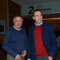 Foto Nicoloro G. 19/02/2017 Rimini Terza giornata conclusiva del Congresso fondativo di Sinistra Italiana. nella foto Paolo Cento, a sinistra, e Luigi De Magistris.