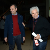 Foto Nicoloro G. 19/02/2017 Rimini Terza giornata conclusiva del Congresso fondativo di Sinistra Italiana. nella foto Luigi De Magistris, a sinistra, e Corradino Mineo.