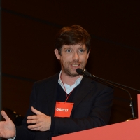 Foto Nicoloro G. 19/02/2017 Rimini Terza giornata conclusiva del Congresso fondativo di Sinistra Italiana. nella foto Pippo Civati.