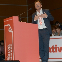 Foto Nicoloro G. 19/02/2017 Rimini Terza giornata conclusiva del Congresso fondativo di Sinistra Italiana. nella foto Stefano Fassina.