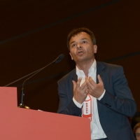 Foto Nicoloro G. 19/02/2017 Rimini Terza giornata conclusiva del Congresso fondativo di Sinistra Italiana. nella foto Stefano Fassina.