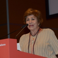 Foto Nicoloro G.  19/02/2017    Rimini   Terza giornata conclusiva del Congresso fondativo di Sinistra Italiana. nella foto Luciana Castellina.