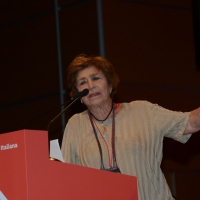 Foto Nicoloro G.  19/02/2017    Rimini   Terza giornata conclusiva del Congresso fondativo di Sinistra Italiana. nella foto Luciana Castellina.